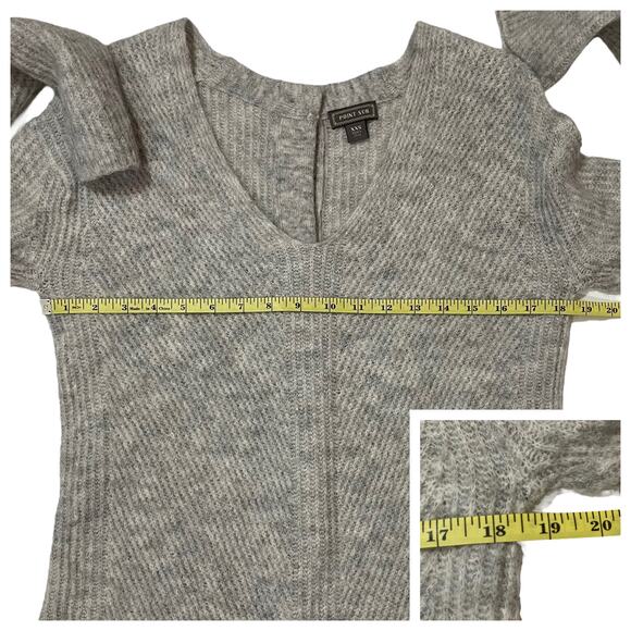 J. Crew Point Sur Open Back Sweater - Gray - XXS - Picture 3 of 13